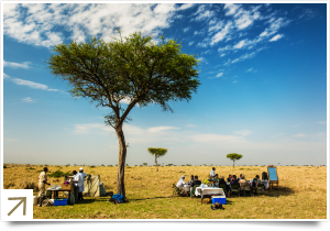 Lunch in the Masai Mara Lunch in the Masai Mara